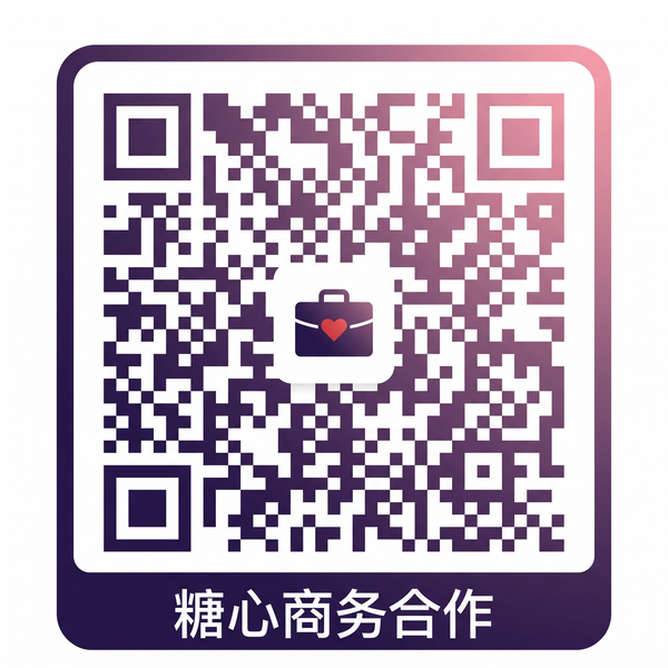 眼镜反差商务合作二维码